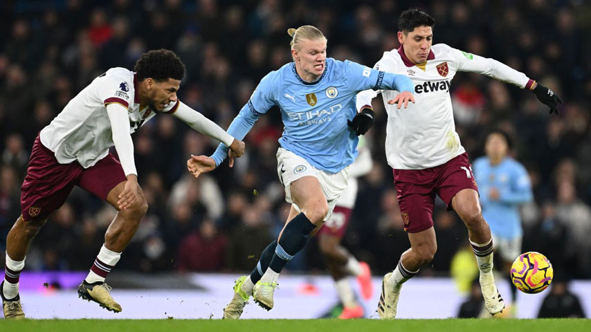 พรีเมียร์ลีกอังกฤษ : เวสต์แฮม VS แมนเชสเตอร์ ซิตี้